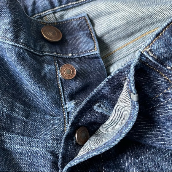 AllSaints Men's Blue Spitalfields Button Fly Cotton Jeans Size 32 - 47518 - Picture 8 of 12